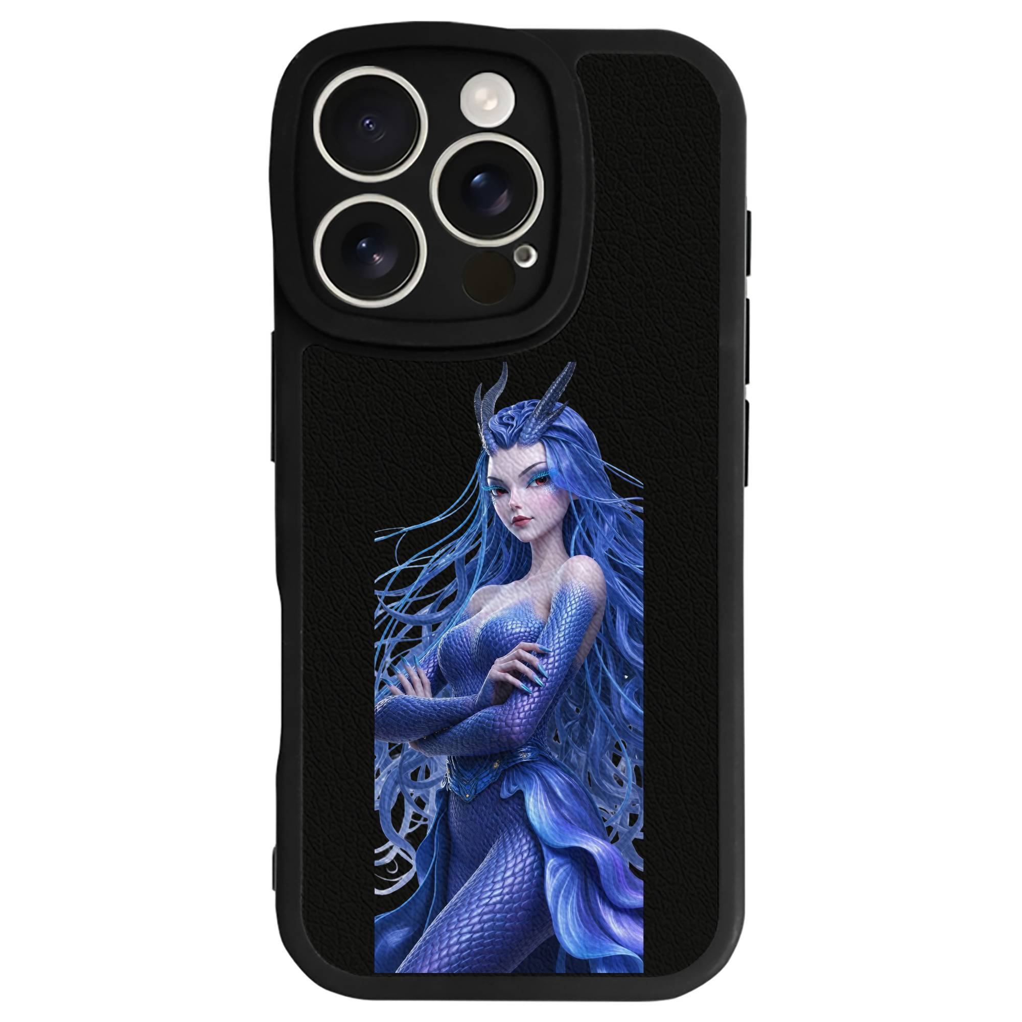 （画像用） Ne Zha 2 ナタ 魔童の大暴れ 【iPhone 16シリーズ対応】シリコンスマホケース（レザー調） 材質：シリコン